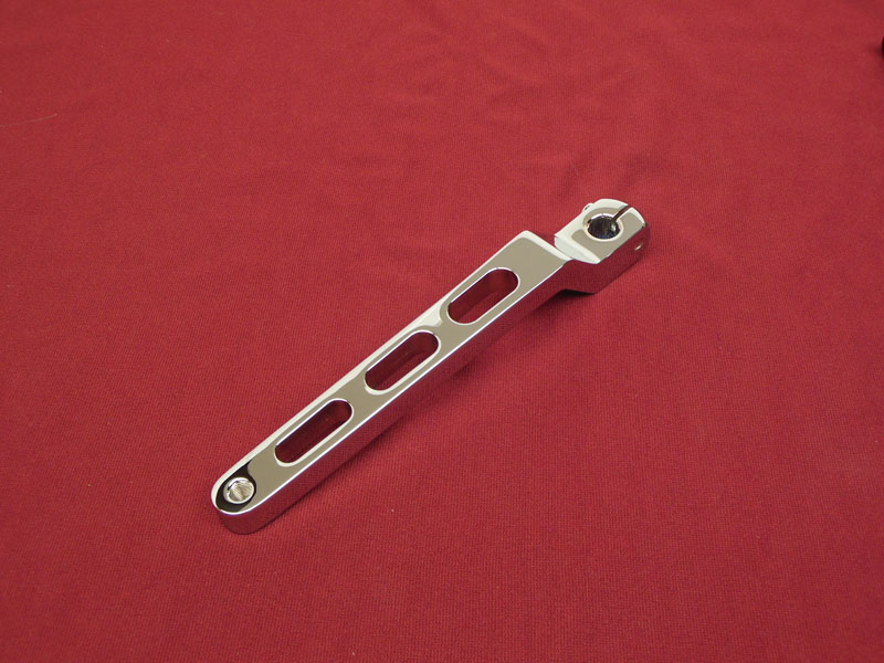 3 slotted extended Shifter 1.0in o/s Toe Chrome - Click Image to Close