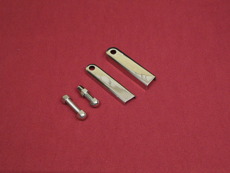 Stainless rear trans lever cover Clam Shell