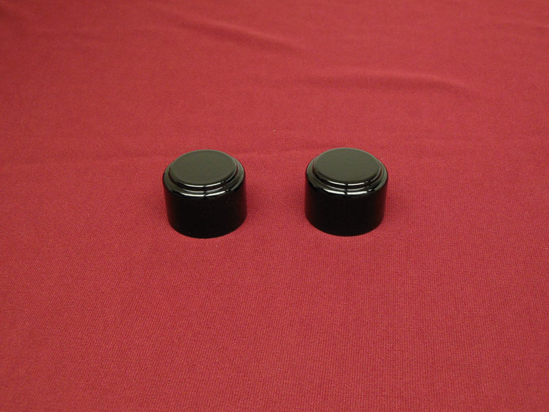 Axle cap 1980-1999 tourning 1984-2006 softail gloss black - Click Image to Close